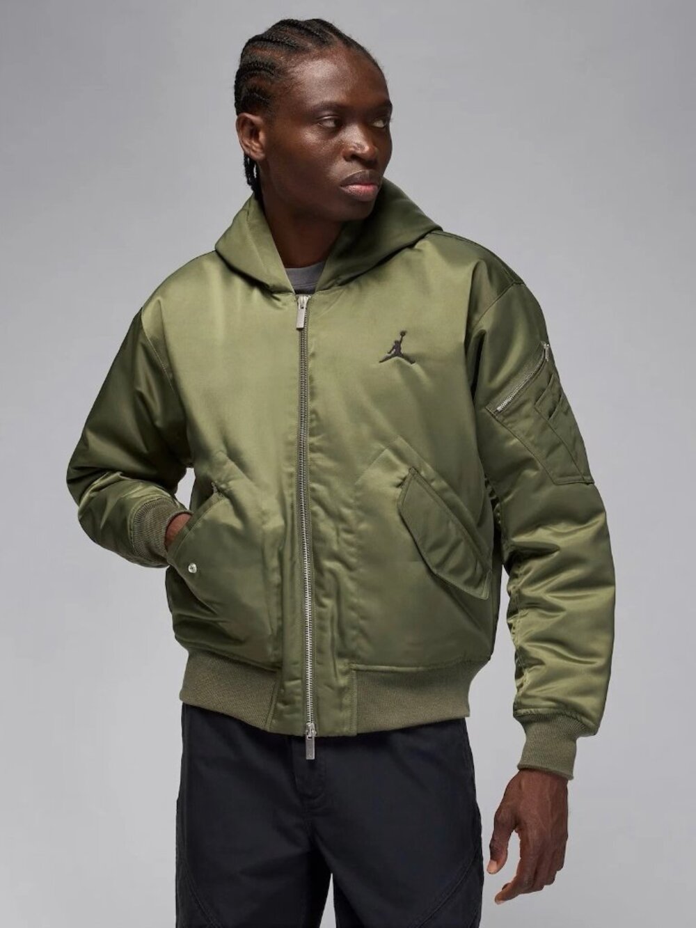 Nike Jordan Renegade Flight Therma-FIT Hooded Jacket Large